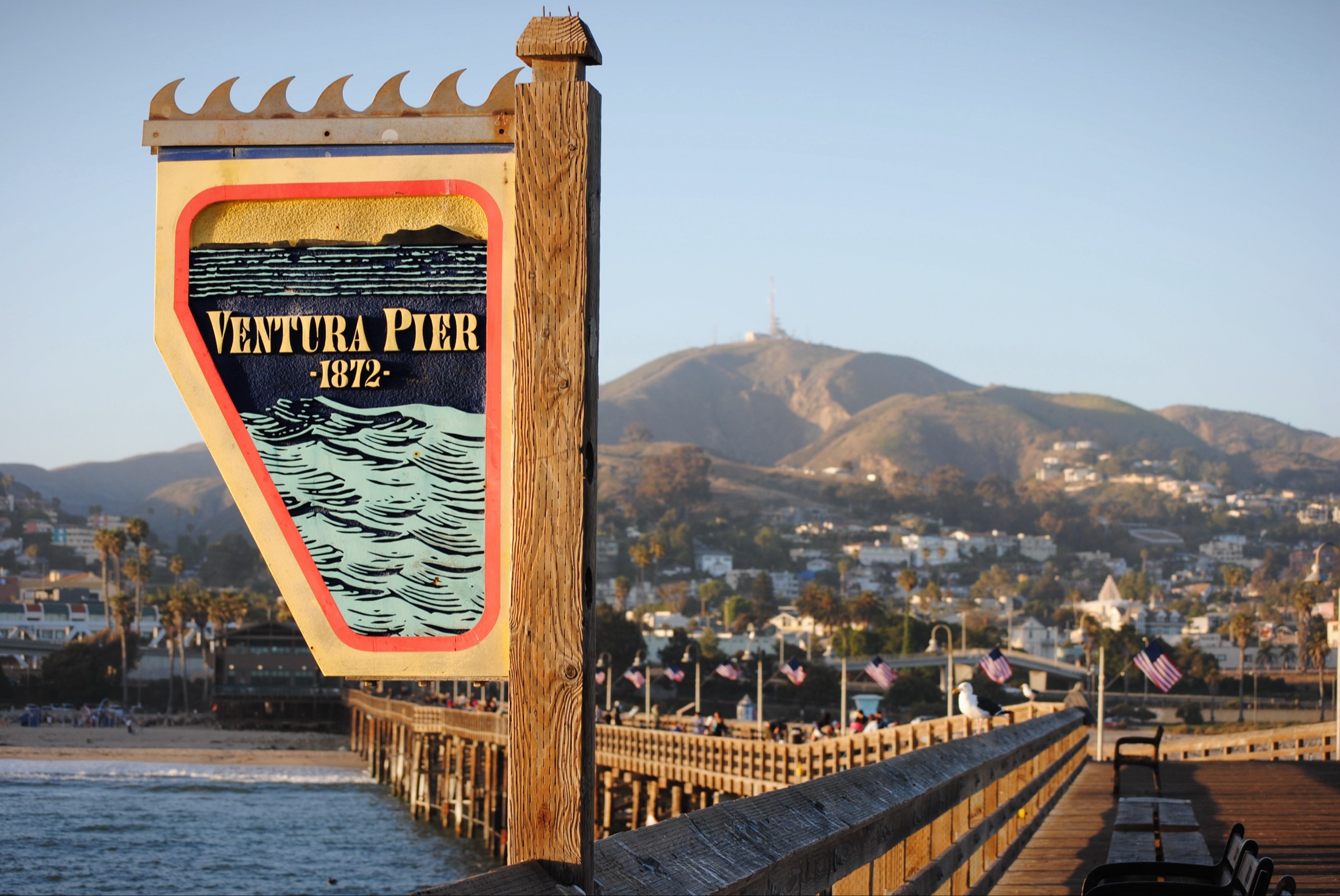 Ventura Pier at golden hour